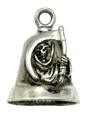 Load image into Gallery viewer, Sterling Silver Motorcycle Grim Reaper Ride Bell Gremlin Bell