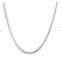 Load image into Gallery viewer, 4mm Box Chain / Necklace 19.5 Inches Stainless Steel CH12