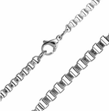 Load image into Gallery viewer, 4mm Box Chain / Necklace 19.5 Inches Stainless Steel CH12