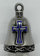 Load image into Gallery viewer, Four Colors Stainless Steel Religious Cross Motorcycle Ride Bell RB60