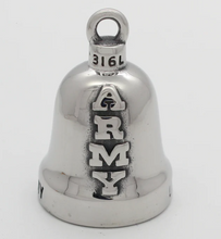 Load image into Gallery viewer, ARMY Stainless Steel Motorcycle Ride Bell ® Military ARMY RB64