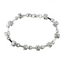 Load image into Gallery viewer, Jewelry Unisex Piston Link Motorcycle Biker Bracelet Stainless Steel SB180