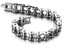 Load image into Gallery viewer, Biker Jewelry Men's Motorcycle Bike Chain Bracelet Stainless Steel SB18