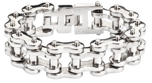 Load image into Gallery viewer, Huge Heavy Strong Men's Biker Chain Bracelet Stainless Steel Biker Jewelry SB21