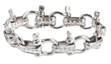 Load image into Gallery viewer, Shackle Jewelry Large Men's Shackle Bracelet Stainless Steel SB2