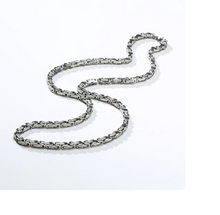 Load image into Gallery viewer, Stainless Steel 4mm Byzantine Chain / Necklace CH39