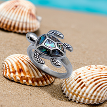 Load image into Gallery viewer, Heavy Metal Jewelry Ladies Turtle Ring Stainless Steel SR190