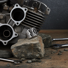 Load image into Gallery viewer, "BIKER" Ring Biker Jewelry's Unisex Stainless Steel SR33