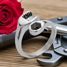Load image into Gallery viewer, Ladies Wrench Ring Biker Ring SR43