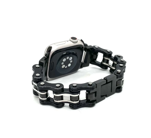 アクセサリー Heavy Wide Small Bike Chain Watch Band Heavy Wide Small Bike Chain Watch Band