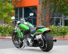 Load image into Gallery viewer, Heavy Metal Jewelry Men's Motorcycle Bike Chain Bracelet Stainless Steel Green/Cream/Black Double Link