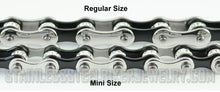 Load image into Gallery viewer, Heavy Metal Jewelry Ladies Motorcycle Bike Chain Stainless Steel Bracelet Silver/Black SB1916