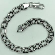 Load image into Gallery viewer, Stainless Steel 8mm Figaro Bracelet