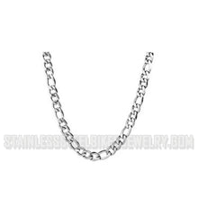 Load image into Gallery viewer, Heavy Metal Jewelry Figaro Men's or Ladies Necklace Stainless Steel SN10