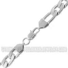 Load image into Gallery viewer, Heavy Metal Jewelry Figaro Men's or Ladies Necklace Stainless Steel SN10