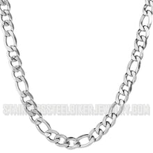 Load image into Gallery viewer, Heavy Metal Jewelry Figaro Men's or Ladies Necklace Stainless Steel SN10