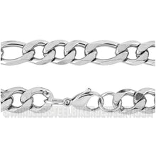 Load image into Gallery viewer, Heavy Metal Jewelry Figaro Men's or Ladies Necklace Stainless Steel SN10