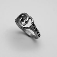 Load image into Gallery viewer, Heavy Metal Jewelry Ladies Handcuff Ring Stainless Steel SR131