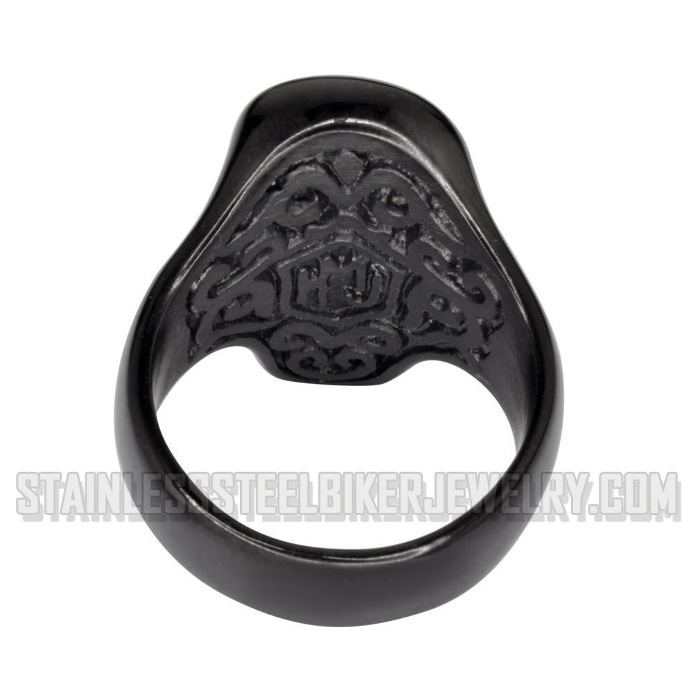 Brass Knuckles Stainless Steel Ring