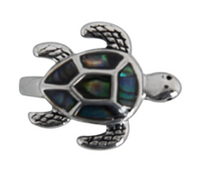 Load image into Gallery viewer, Heavy Metal Jewelry Ladies Turtle Ring Stainless Steel SR190