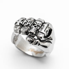 Load image into Gallery viewer, FTW "Fist" Ring Unisex Biker Ring Stainless Steel SR72