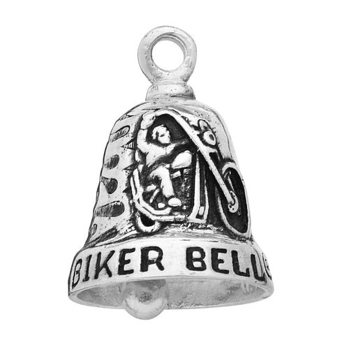 Sterling Silver Iron Cross Motorcycle Collectible Ride Bell Gremlin Bell