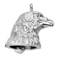 3D Eagle Sterling Silver Motorcycle Ride Bell, Gremlin Bell BL1