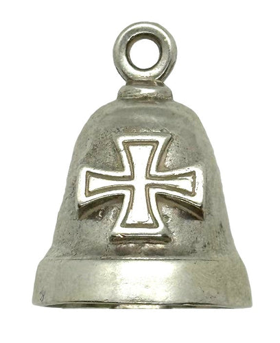 Sterling Silver Iron Cross Motorcycle Collectible Ride Bell Gremlin Bell