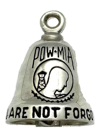 POW- MIA Sterling Silver Motorcycle Ride Bell, Military Bell