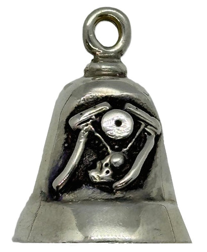 Sterling Silver Motorcycle V-Twin Ride Bell Gremlin Bell
