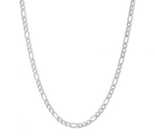 Load image into Gallery viewer, 4mm Figaro Men&#39;s or Ladies Chain / Necklace Stainless Steel CH13