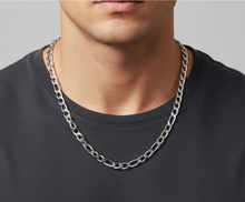 Load image into Gallery viewer, 6mm Figaro Link Chain Unisex Stainless Steel with END-TABS CH14