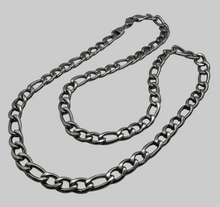 Load image into Gallery viewer, 8mm Figaro Link Chain Men's or Ladies Necklace Stainless Steel CH15