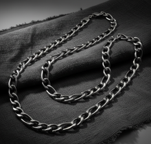 Load image into Gallery viewer, 8mm Figaro Link Chain Men's or Ladies Necklace Stainless Steel CH15