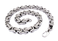 Biker Jewelry's Huge Byzantine Necklace / Chain Stainless Steel CH21