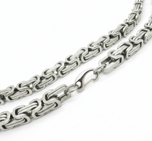 Load image into Gallery viewer, Huge 17mm Byzantine Link Chain Men's Necklace Stainless Steel<BR>CH21
