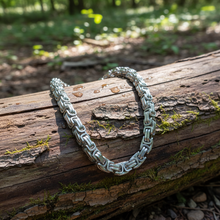 Load image into Gallery viewer, Huge 17mm Byzantine Link Chain Men's Necklace Stainless Steel<BR>CH21