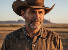 Load image into Gallery viewer, Unisex Two-Tone Chrome &amp; Black 7mm Byzantine Necklace / Chain CH25