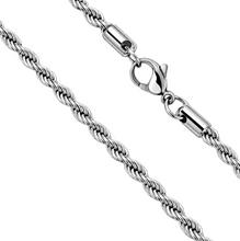 Load image into Gallery viewer, 2mm Rope Chain Unisex Necklace Stainless Steel CH2