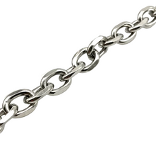 Load image into Gallery viewer, Big 8mm Oval Link Chain Necklace Stainless Steel Many Sizes CH30