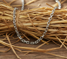 Load image into Gallery viewer, 6mm Medium Oval Link Chain Unisex Necklace Stainless Steel CH29