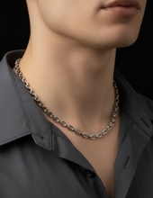Load image into Gallery viewer, 8mm Large Oval Link Chain Unisex Necklace Stainless Steel<BR>CH30
