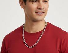 Load image into Gallery viewer, 9mm Figaro Link Chain Unisex Necklace Stainless Steel<br> CH32
