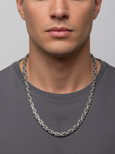 Load image into Gallery viewer, 6mm Byzantine Link Chain Unisex Necklace Stainless Steel<br>CH41