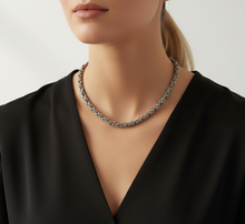Load image into Gallery viewer, 6mm Byzantine Link Chain Unisex Necklace Stainless Steel<br>CH41