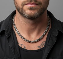 Load image into Gallery viewer, 10mm Byzantine Chain Stainless Steel CH44