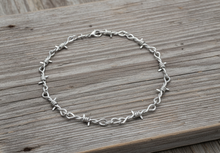 Load image into Gallery viewer, Small 11mm Barbed Wire Link Chain Necklace Unisex Stainless-Steel CH47