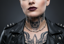 Load image into Gallery viewer, Small 11mm Barbed Wire Link Chain Necklace Unisex Stainless-Steel CH47