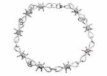 Load image into Gallery viewer, 11mm Medium Barbed Wire Link Chain Unisex Necklace Stainless Steel<BR>CH47