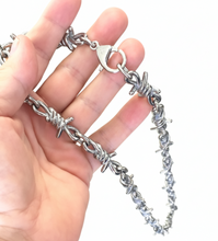 Load image into Gallery viewer, 16mm Large Barbed Wire Link Chain Men's Necklace Stainless Steel<BR>CH48